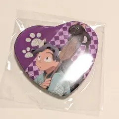 綾部喜八郎 忍たま乱太郎 ナンジャタウン ハート型缶バッジ 軍師