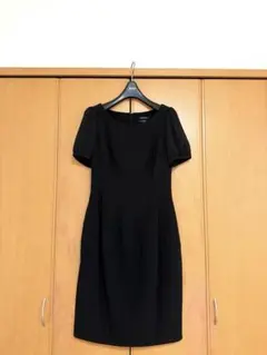 コトゥーcotoo ワンピース　黒　シースルースリーブのサムネイル