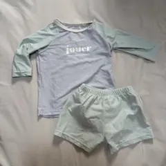 UVカット ラッシュガード ショーツセット 90