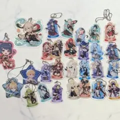 公*o様 原神 アクリルチャーム アクリルキーホルダー まとめ売り