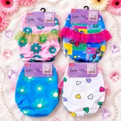 【新品未使用】リトシー ショーツ 4枚セット 110 女の子 パンツ Littc