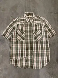 90s〜00s Levi's 半袖チェックシャツ　ウエスタンシャツのサムネイル