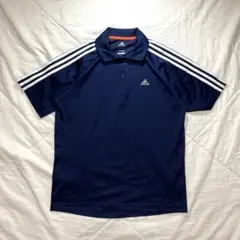 adidas メンズ 半袖Tシャツ ネイビー スポーツウェア ロゴ トレーニング