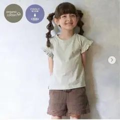petit main♡涼感オーガニックコットン Tシャツ 120 アプレレクール