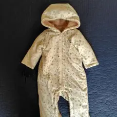 ジャンプスーツ　裏起毛　70-80センチ　日本製