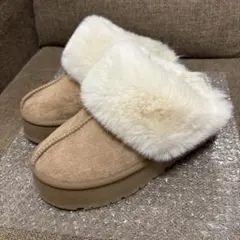 GRL 厚底ムートン スリッポン22.5cm