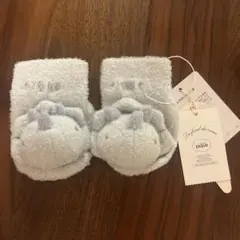 piqué 恐竜モチーフ ベビー靴下 7-9cm
