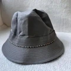 DAKS London メッシュ切替 ハット グレー Mサイズ 通気性抜群 上品のサムネイル