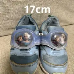 アナと雪の女王　スニーカー　17cm 水色