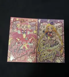 タワレコカフェ　フォト風カード　キュアワンダフル キュアフレンディ