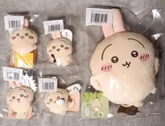 ちいかわ　うさぎだらけくじ　C賞　E賞　ぬいぐるみポシェット　ぬいぐるみバッジ