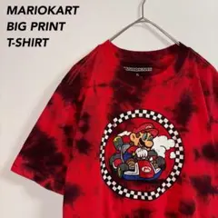 は*む様 《ビッグプリント》キャラクターTシャツスーパーマリオマリオカートゲーム
