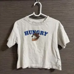 devirockキッズ Tシャツ HUNGRY クマ プリント 半袖