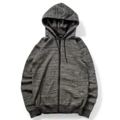 【美品】ブラックレーベルクレストブリッジ ジップパーカー チェック グレー M