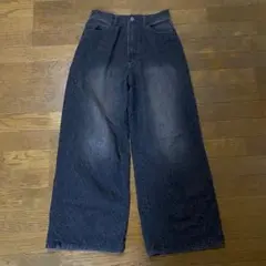 sedacle セダクル ストレート網目デニム ブラック S
