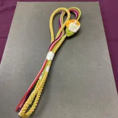 新品 成人式 振袖用 帯締め 装飾付き 正絹 組紐 パール 和装小物 着物