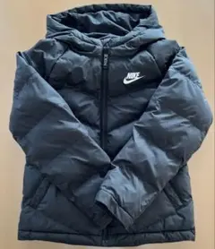 Nike ブラック 中綿コート キッズ　Sサイズ