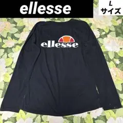 【値下げOK】ellesse US古着ロングTシャツ L 黒、ブラックのサムネイル