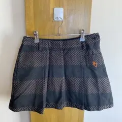 PEARLY GATES レディース ゴルフスカート ヘリンボーン柄