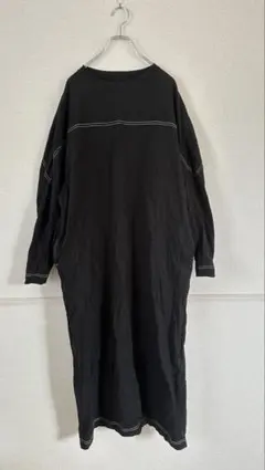 アルマデザイン Alma Design ワンピース ロング丈 ブラック 長袖