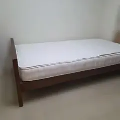 無印良品　木製フレーム・ホワイトマットレスセット