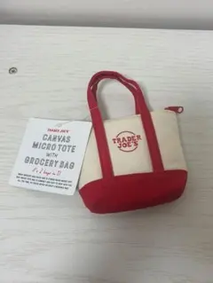 TRADER JOE'S キャンバス ミニトートバッグ