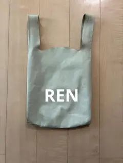 REN レジブクロ　豚革　セージグリーンのサムネイル