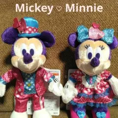 ♡ミッキー＆ミニー♡ぬいぐるみバッジ ぬいば パルパルーザ ミニパル
