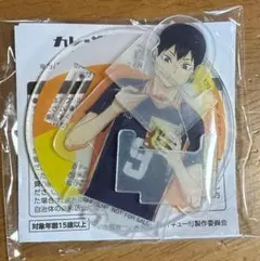 ハイキュー　日清　カレーメシ　アクリルスタンド　影山飛雄　アクリルふた止め