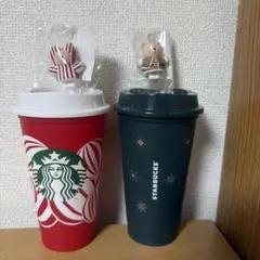 スターバックス　リューザブルカップ2個＋ベアリスタ2個　新品