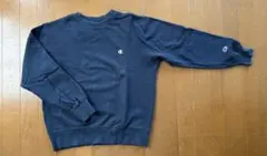 Champion ネイビー クルーネック トレーナー