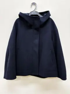 GU コージーメルトンショートフーディコート　L