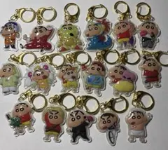 クレヨンしんちゃん　3月限定特価　3Dアクリルキーホルダー17種おまとめセット