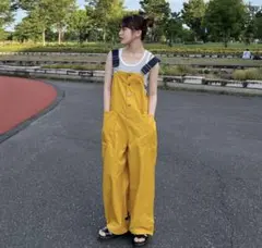 shesameイエローサロペット・オーバーオール