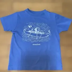 mont-bell 青 半袖Tシャツ 100