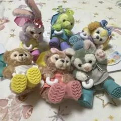 ディズニー レイニーデイズ ぬいぐるみストラップ 6点