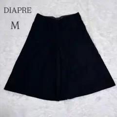 ディアプレ ガウチョパンツ M ブラック ラメ入り ワイド きれいめ ゆったり