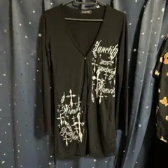 PEACE NOW ブラック ロングカーディガン