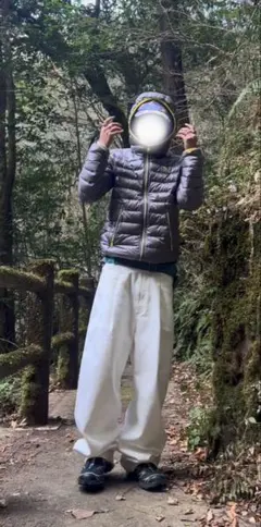 00s puma down jaket シルバー　イエロー　ダウンジャケット