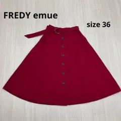 ◆ FREDY emue フレディエミュ トレンチ フレア スカート 36