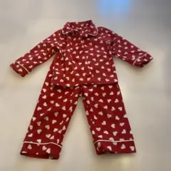 baby GAP ハート柄フリースパジャマ 18-24ヶ月