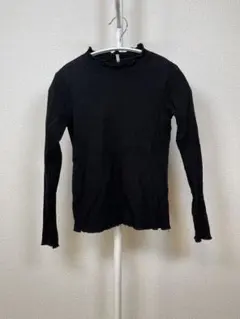 キッズ　GU フリルネック　カットソー 150