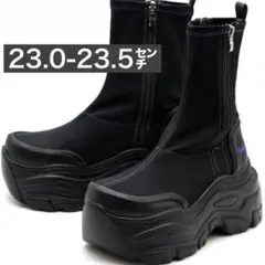 【訳あり】ヨースケ★厚底ブーツ★M★23.0-23.5㌢相当