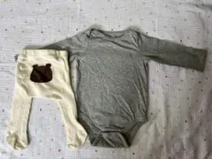 BabyGap 6 ~12mo クマ ベビー服とタイツセット