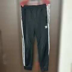 adidas ブラック ジャージパンツ メンズM