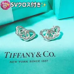 【値下げ】ティファニー✨イヤリング✨トリプルハート✨シルバー✨sv磨きクロス付きのサムネイル