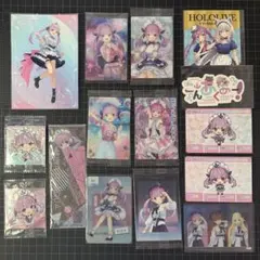 湊あくあ　15点セット　ホロライブ　ウエハース　カード　まとめ売り　結城さくな