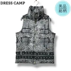 【美品】★ドレスキャンプ★総柄ダウンベスト★チェーン ボタニカル archiveのサムネイル