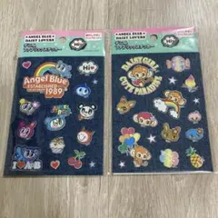 エンジェルブルー デニムシール デニムファブリックステッカー ナカムラくん