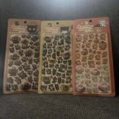 Gacha Badcatsぷくぷくキャンディシール3つセット